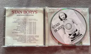 Stan Borys, "Jaskółka uwięziona" - okładka płyty CD z listą utworów i zdjęciem artysty.