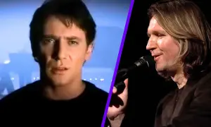 Mężczyzna z lewej strony, jakby w **deszcz**u **tekst**ów, z prawej śpiewa, jakby **universe w perły zmienić** mógł.
