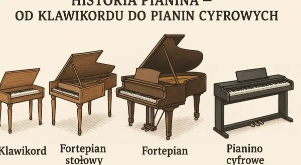 Fortepian: Co to za instrument? Budowa, działanie i historia