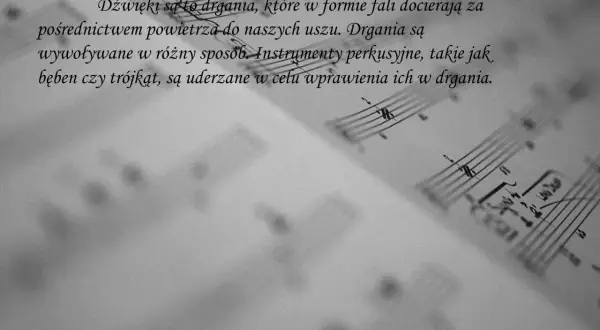 Co wprawia powietrze w drgania? Dźwięk w instrumentach dętych.